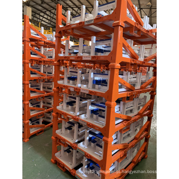 Rack de armazenamento de transporte galvanizado para serviços pesados